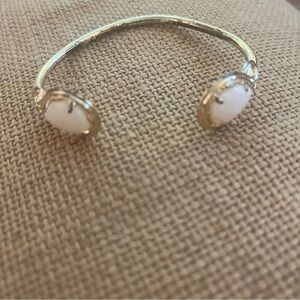 Kendra Scott White and Gold Cuff